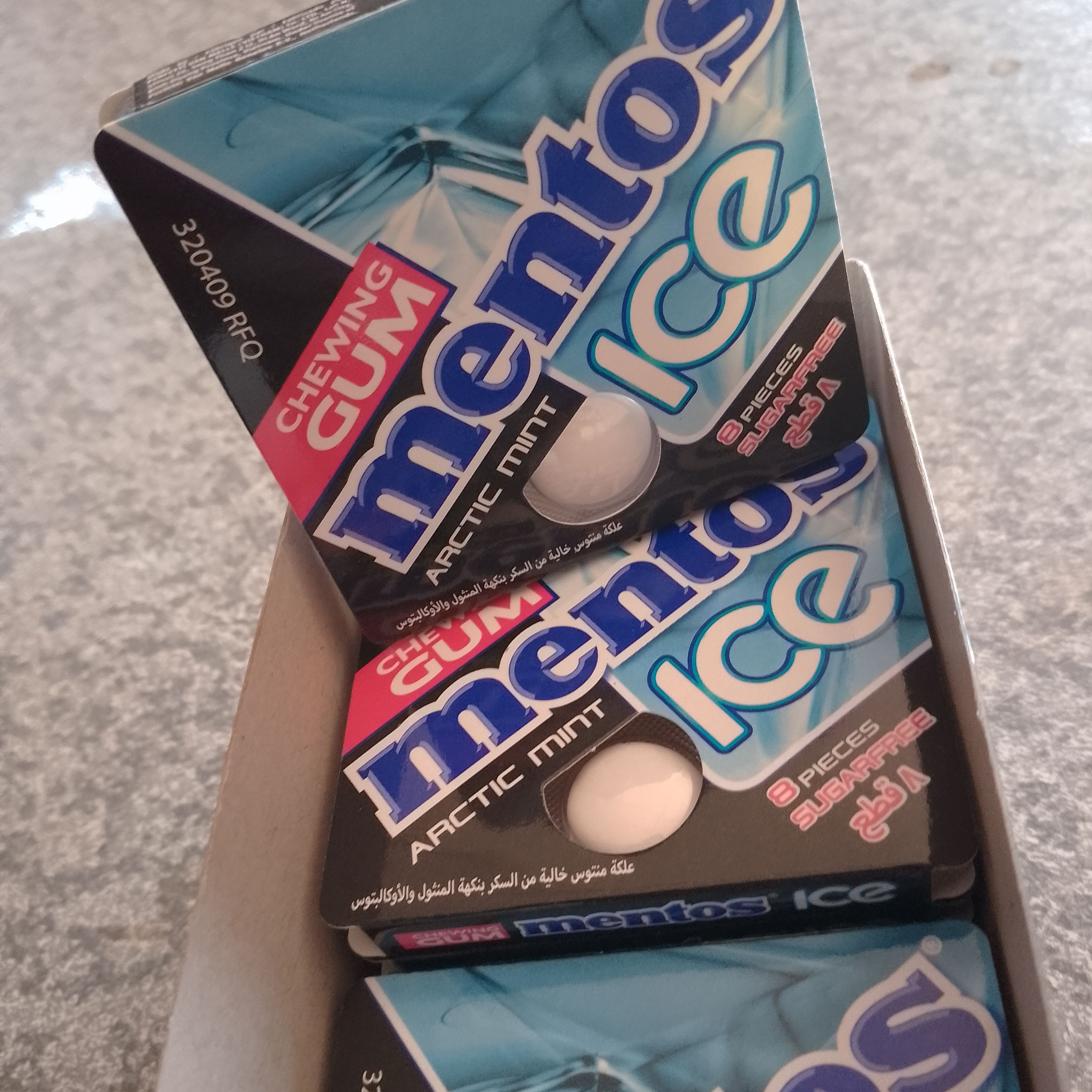 Mentos ice